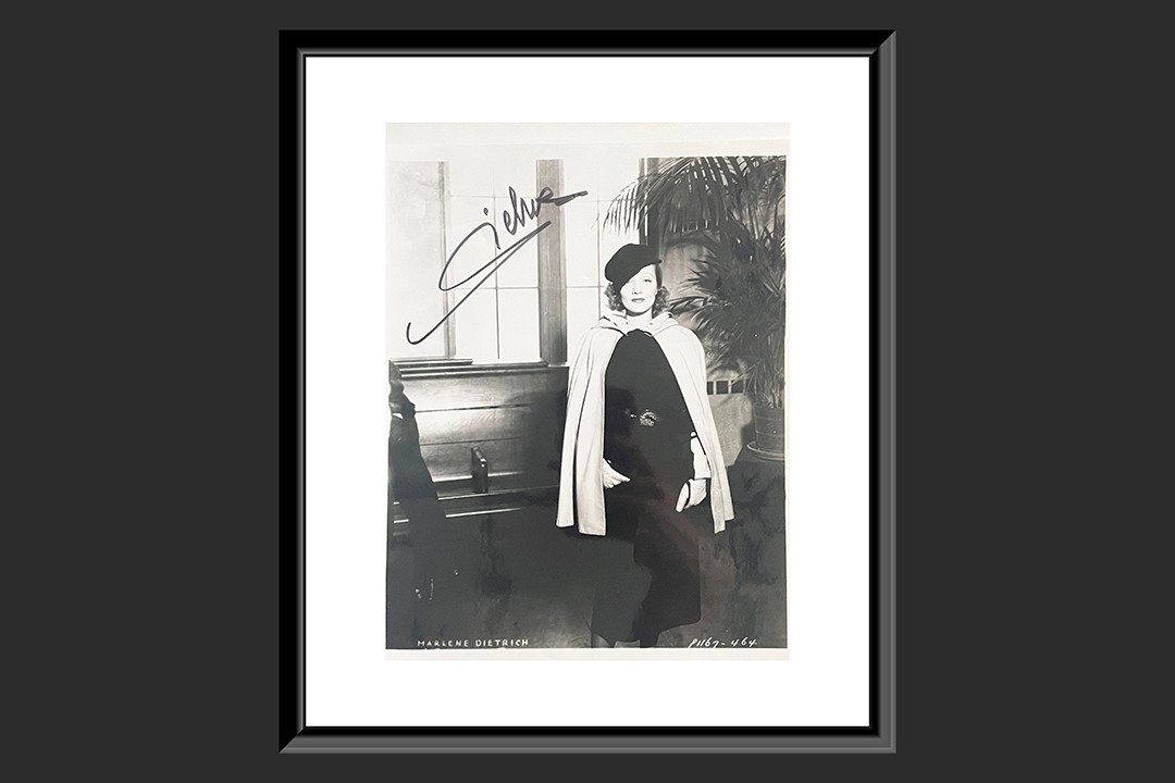 0th Image of a N/A MARLENE DIETRICH SIGNED PHOTO
