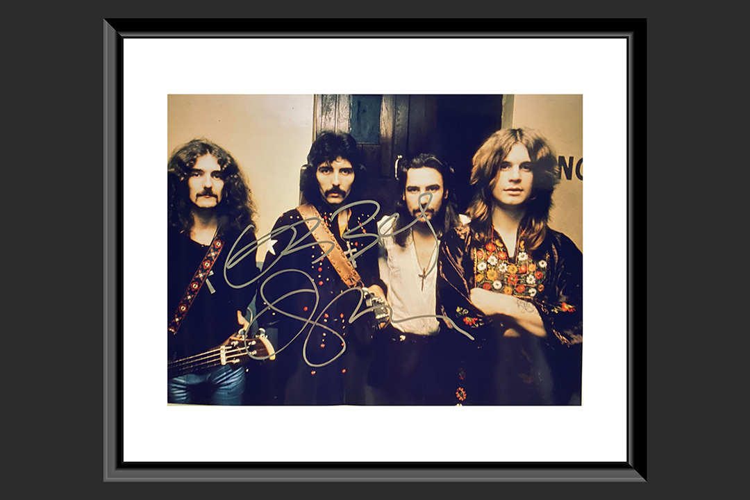 0th Image of a N/A BLACK SABBATH OZZY OSBOURNE SIGNED PHOTO