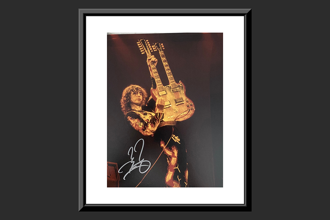 0th Image of a N/A JIMMY PAGE SIGNED PHOTO