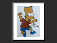 Image 1 of 1 of a N/A BART SIMPSON MATT GROENING SIGNED
