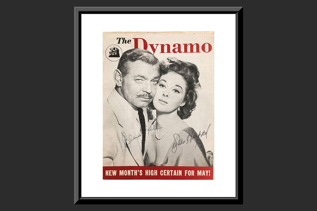 0th Image of a N/A DYNAMO CLARK GABLE AND SUSAN HAYWARD SIGNED