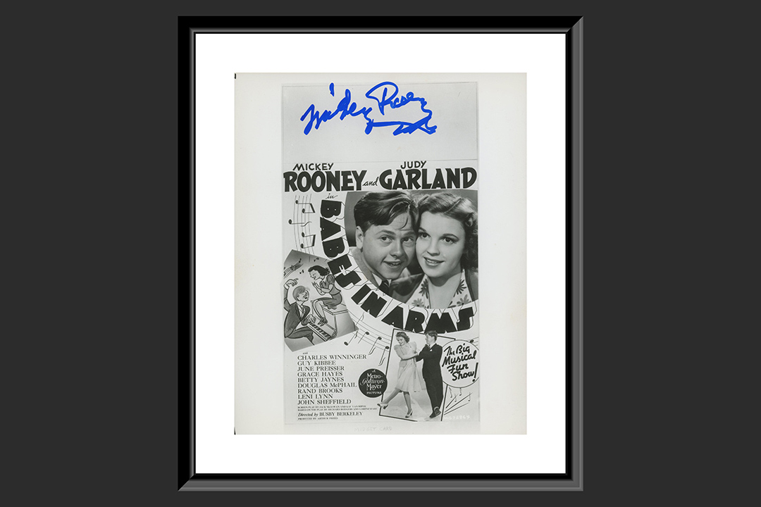0th Image of a N/A BABES IN ARM MICKEY ROONEY SIGNED