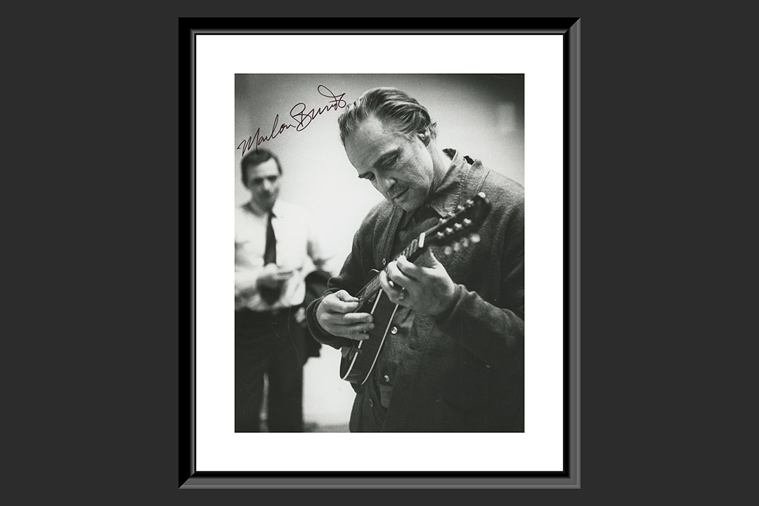 0th Image of a N/A THE GODFATHER MARLON BRANDO SIGNED PHOTO