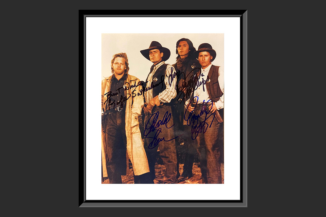 0th Image of a N/A YOUNG GUNS CAST SIGNED MOVIE PHOTO
