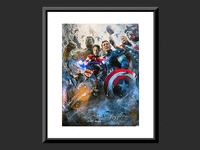 Image 1 of 1 of a N/A AVENGERS AGE OF ULTRON CAST SIGNED