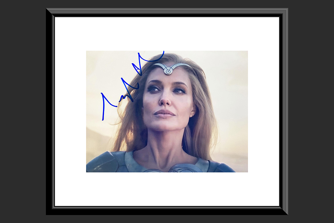 0th Image of a N/A ETERNALS ANGELINA JOLIE SIGNED MOVIE PHOTO