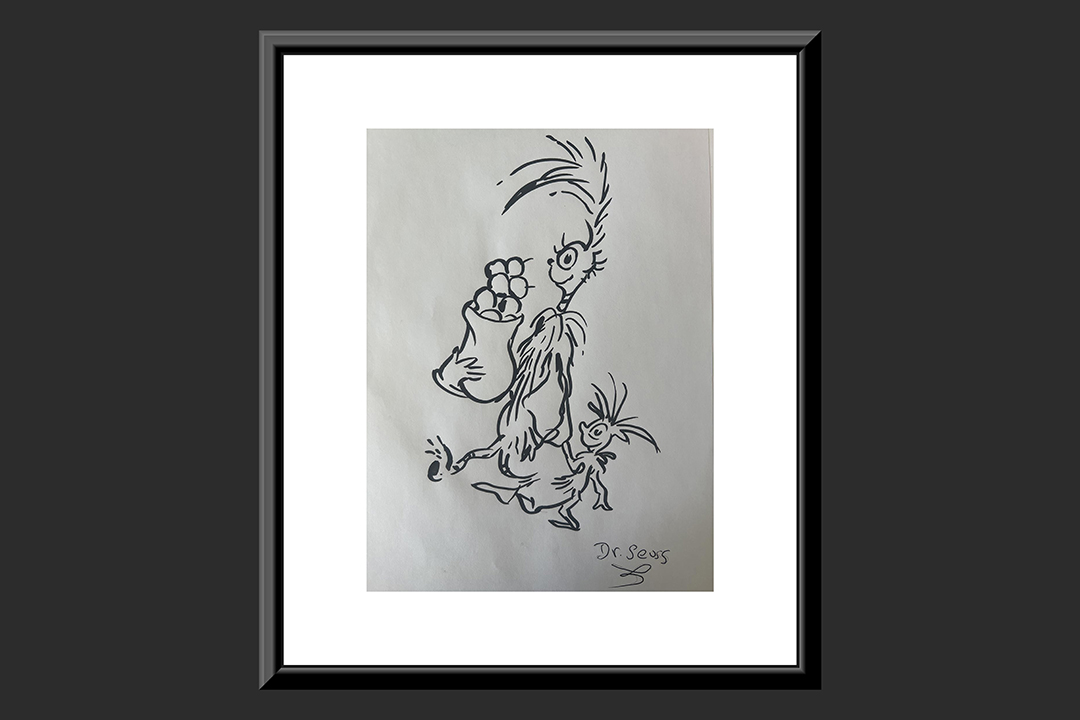 0th Image of a N/A DR SEUSS SKETCH HAND DRAWN AND SIGNED