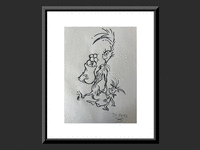 Image 1 of 1 of a N/A DR SEUSS SKETCH HAND DRAWN AND SIGNED