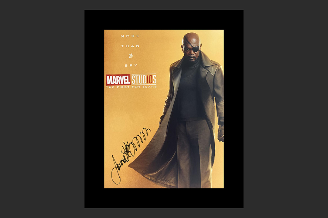 0th Image of a N/A THE AVENGERS SAMUEL L. JACKSON SIGNED PHOTO