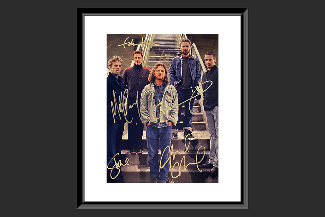 0th Image of a N/A PEARL JAM BAND SIGNED PHOTO