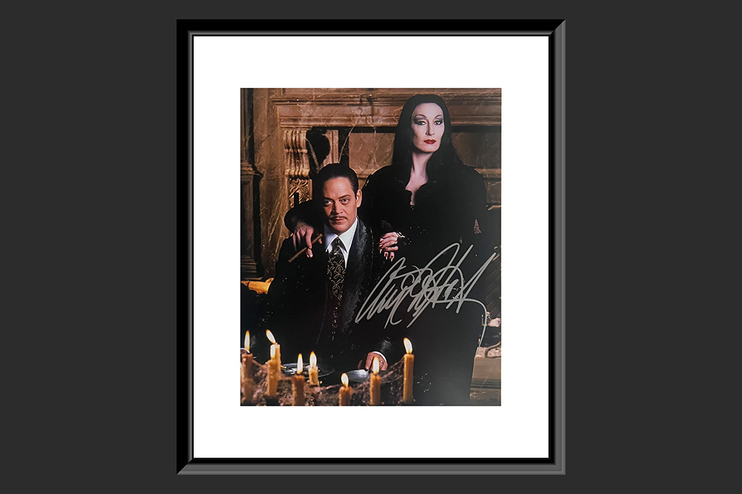 0th Image of a N/A THE ADDAMS FAMILY ANJELICA HUSTON SIGNED PHOTO