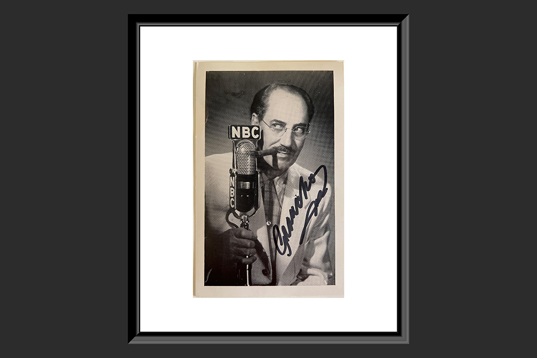 0th Image of a N/A GROUCHO MARX SIGNED PHOTO