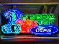 Image 1 of 2 of a N/A FORD COBRA JET TIN  ANIMATED