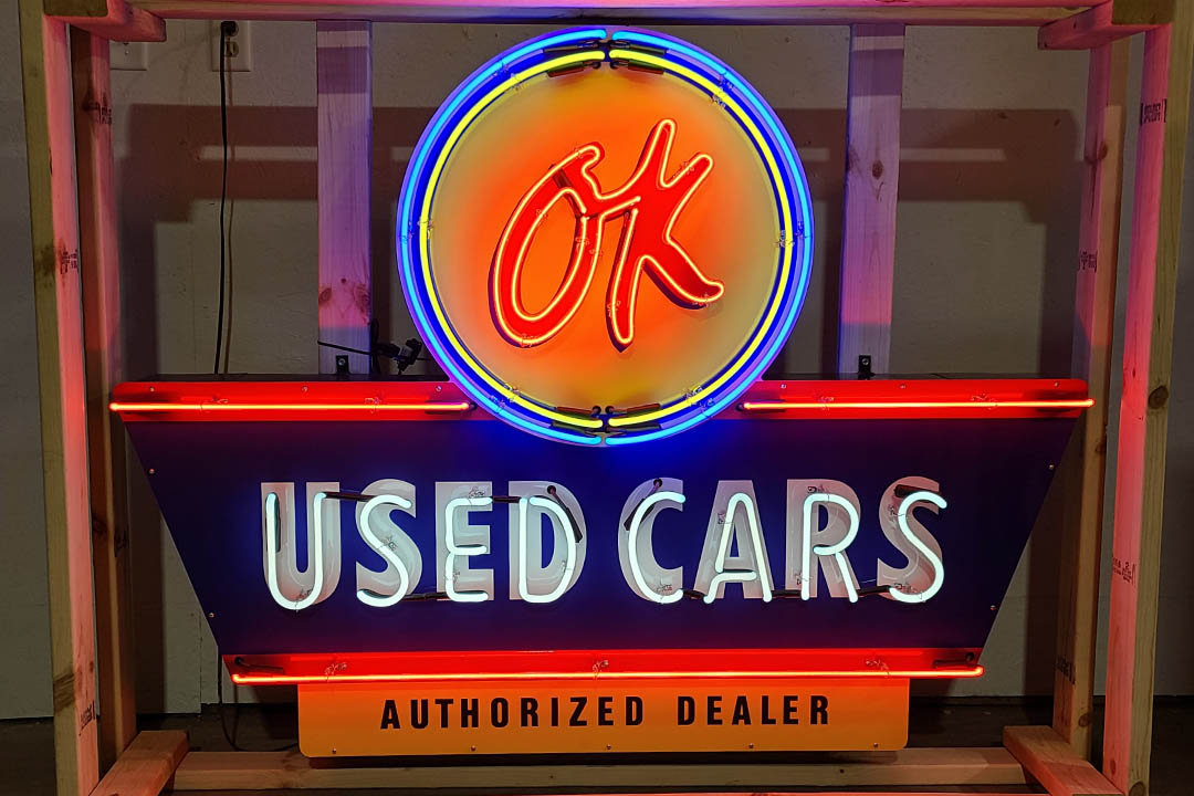 0th Image of a N/A OK USED CARS ANIMATED TIN