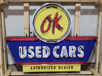 Image 3 of 8 of a N/A OK USED CARS ANIMATED TIN