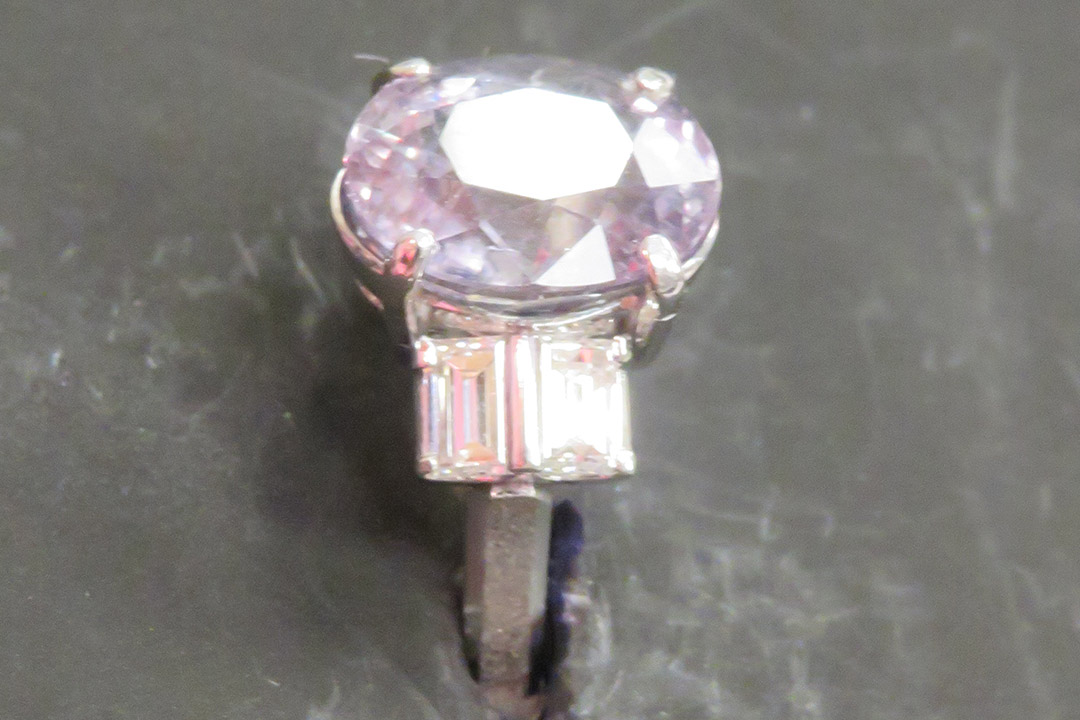 1st Image of a N/A PLATINUM SAPPHIRE CORUNDUM & DIAMOND