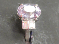 Image 2 of 7 of a N/A PLATINUM SAPPHIRE CORUNDUM & DIAMOND