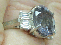 Image 5 of 7 of a N/A PLATINUM SAPPHIRE CORUNDUM & DIAMOND