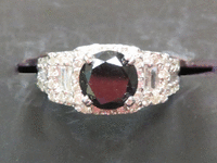 Image 1 of 10 of a N/A 14K WHITE GOLD DIAMOND