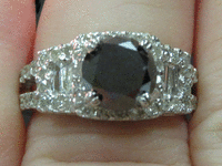 Image 4 of 10 of a N/A 14K WHITE GOLD DIAMOND