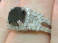 Image 7 of 10 of a N/A 14K WHITE GOLD DIAMOND