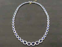 Image 2 of 3 of a N/A WHITE GOLD SAPPHIRE CORUNDUM & DIAMOND