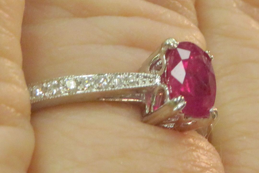 6th Image of a N/A GOLD RUBY CORUNDUM & DIAMOND