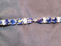 Image 2 of 5 of a N/A PLATINUM SAPPHIRE CORUNDUM & DIAMOND