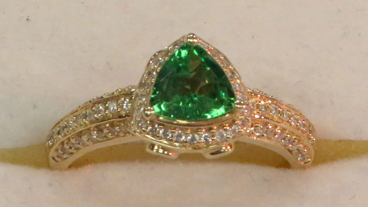 0th Image of a N/A TSAVORITE GARNET DIAMOND