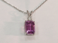 Image 2 of 4 of a N/A KUNZITE SPODUMENE DIAMOND