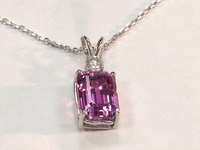 Image 3 of 4 of a N/A KUNZITE SPODUMENE DIAMOND