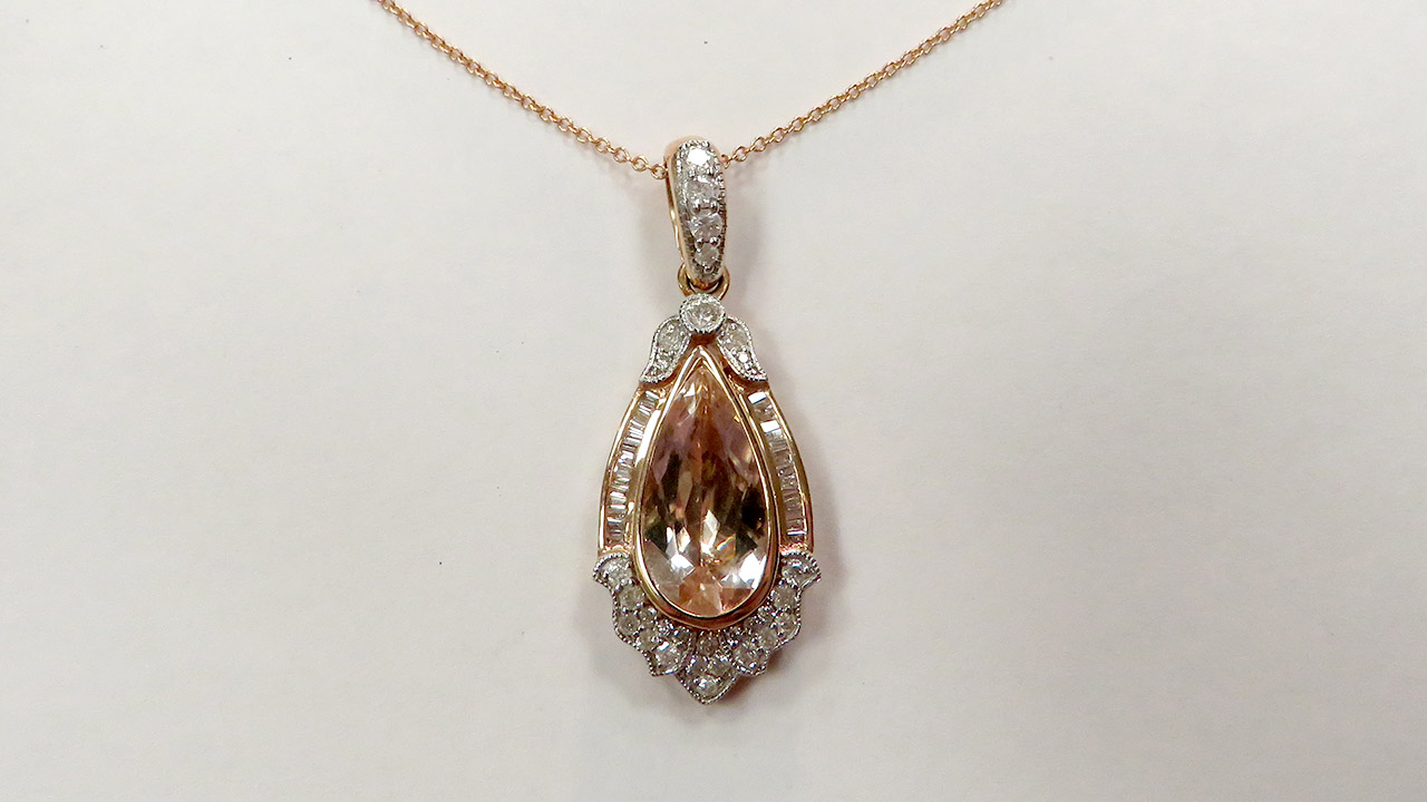 0th Image of a N/A 14K GOLD MORGANITE DIAMOND