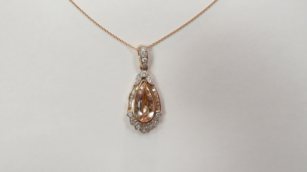 1st Image of a N/A 14K GOLD MORGANITE DIAMOND