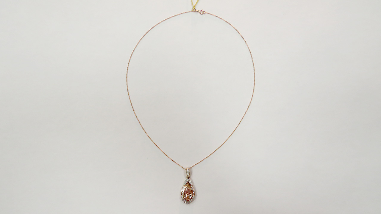 2nd Image of a N/A 14K GOLD MORGANITE DIAMOND