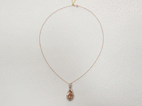 Image 3 of 5 of a N/A 14K GOLD MORGANITE DIAMOND