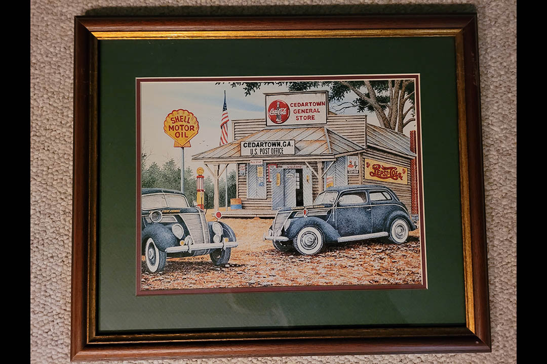 0th Image of a N/A JOHN ZED KING WATERCOLOR PRINT