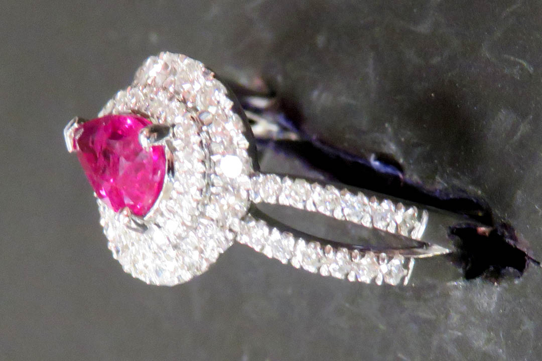 2nd Image of a N/A PLATINUM RUBY CORUNDUM & DIAMOND