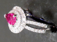 Image 3 of 8 of a N/A PLATINUM RUBY CORUNDUM & DIAMOND