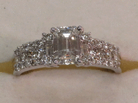 Image 1 of 9 of a N/A 18K WHITE GOLD DIAMOND UNITY