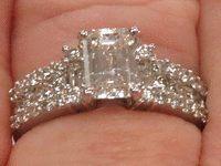 Image 5 of 9 of a N/A 18K WHITE GOLD DIAMOND UNITY