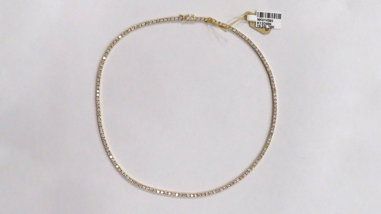0th Image of a N/A 14K YELLOW GOLD DIAMOND TENNIS STYLE