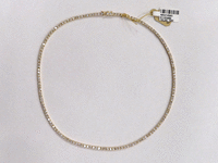 Image 1 of 4 of a N/A 14K YELLOW GOLD DIAMOND TENNIS STYLE