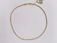 Image 2 of 4 of a N/A 14K YELLOW GOLD DIAMOND TENNIS STYLE