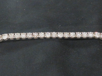 Image 3 of 5 of a N/A WHITE GOLD ROUND BRILLIANT CUT DIAMOND BRACELET