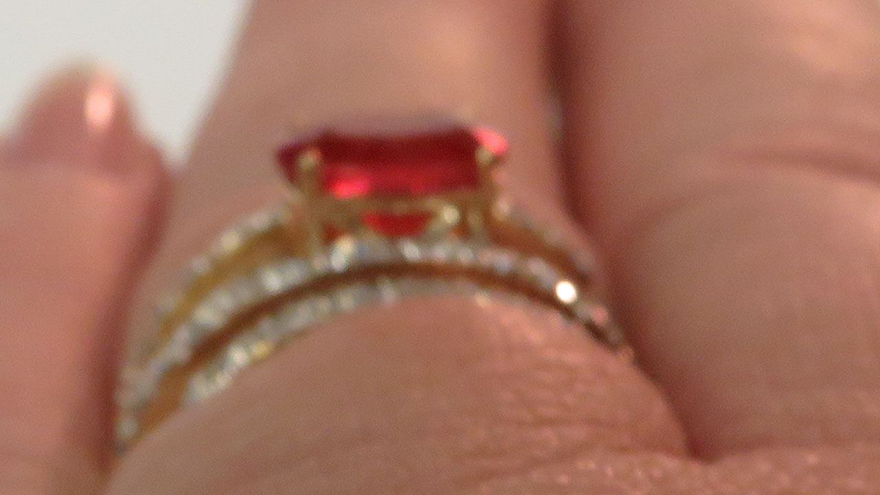 6th Image of a N/A 14K YELLOW GOLD CUSTOM DIAMOND & SAPPHIRE RING