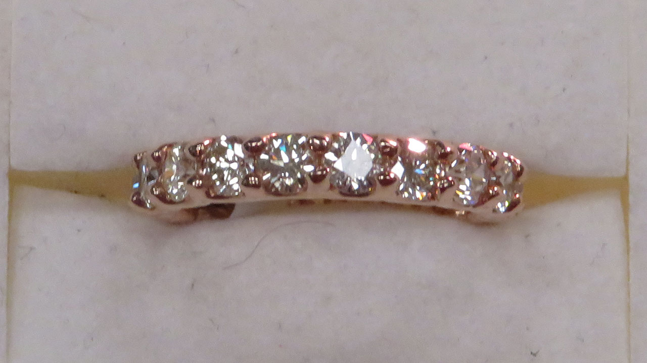 0th Image of a N/A 14K ROSE GOLD DIAMOND BAND