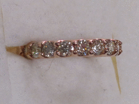 Image 3 of 7 of a N/A 14K ROSE GOLD DIAMOND BAND