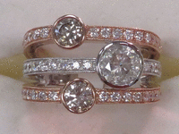 Image 1 of 8 of a N/A 14K GOLD DIAMOND N/A