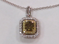 Image 3 of 5 of a N/A 14K GOLD DIAMOND PENDANT