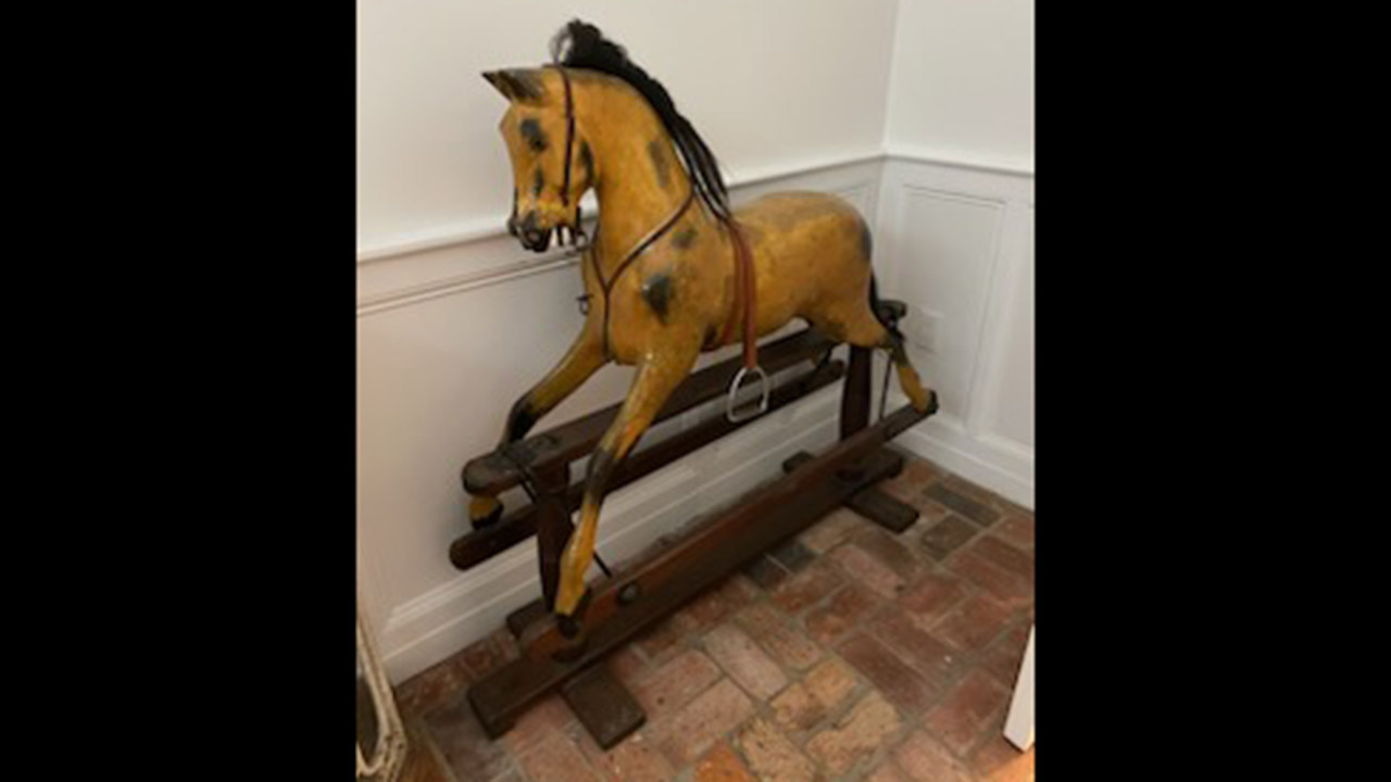 0th Image of a 1920 ANTIQUE WOODEN HORSE N/A